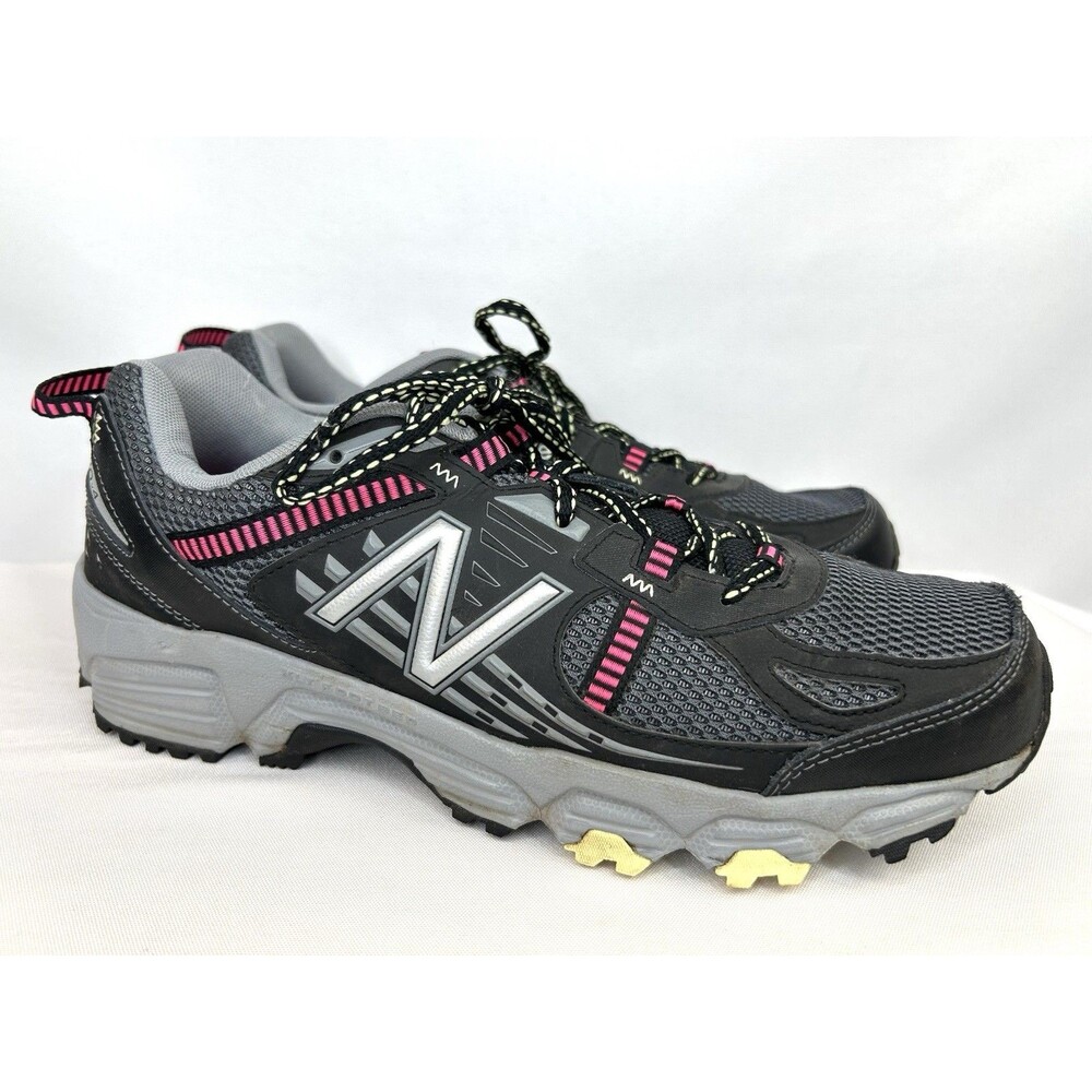 New Balance 410 v4 Shoes Women's Black Pink Gray Size 11 Trail Running Hiking